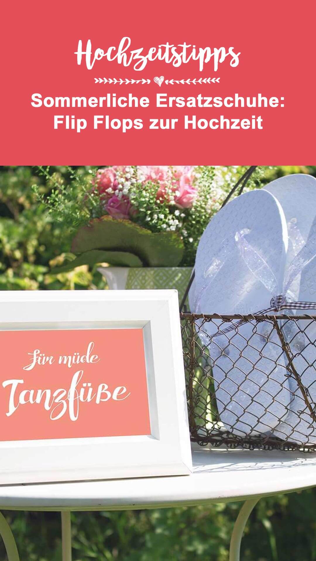 Einweg Flip Flops Hochzeit