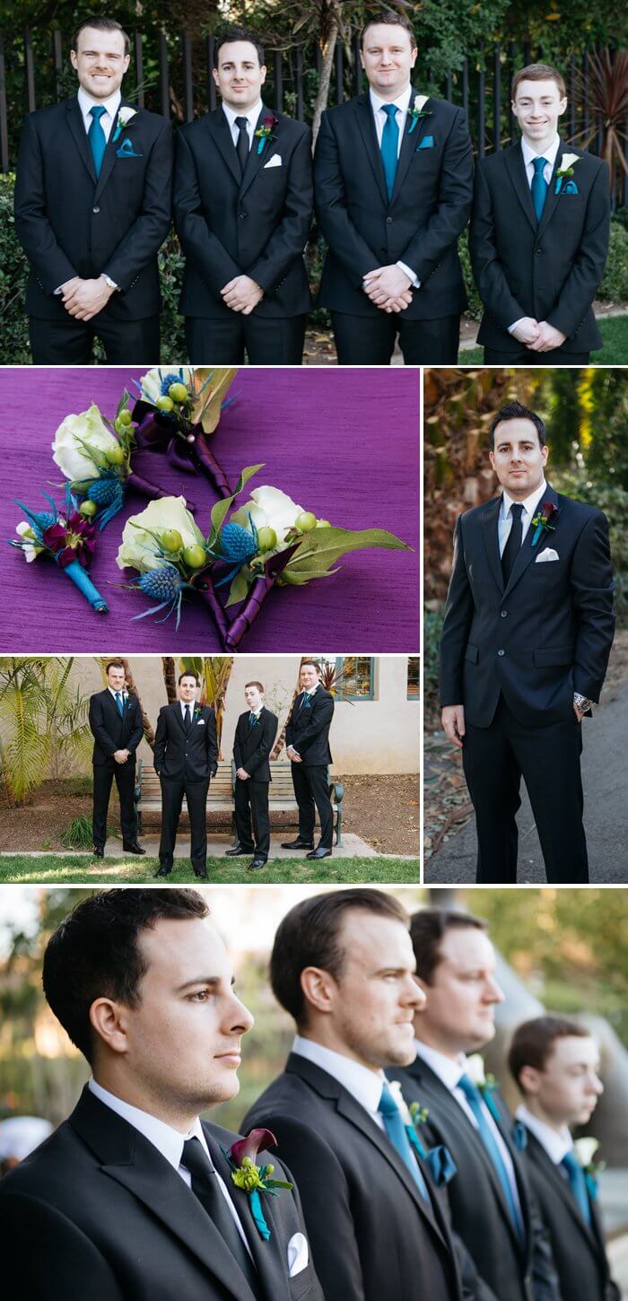 Groomsmen blau