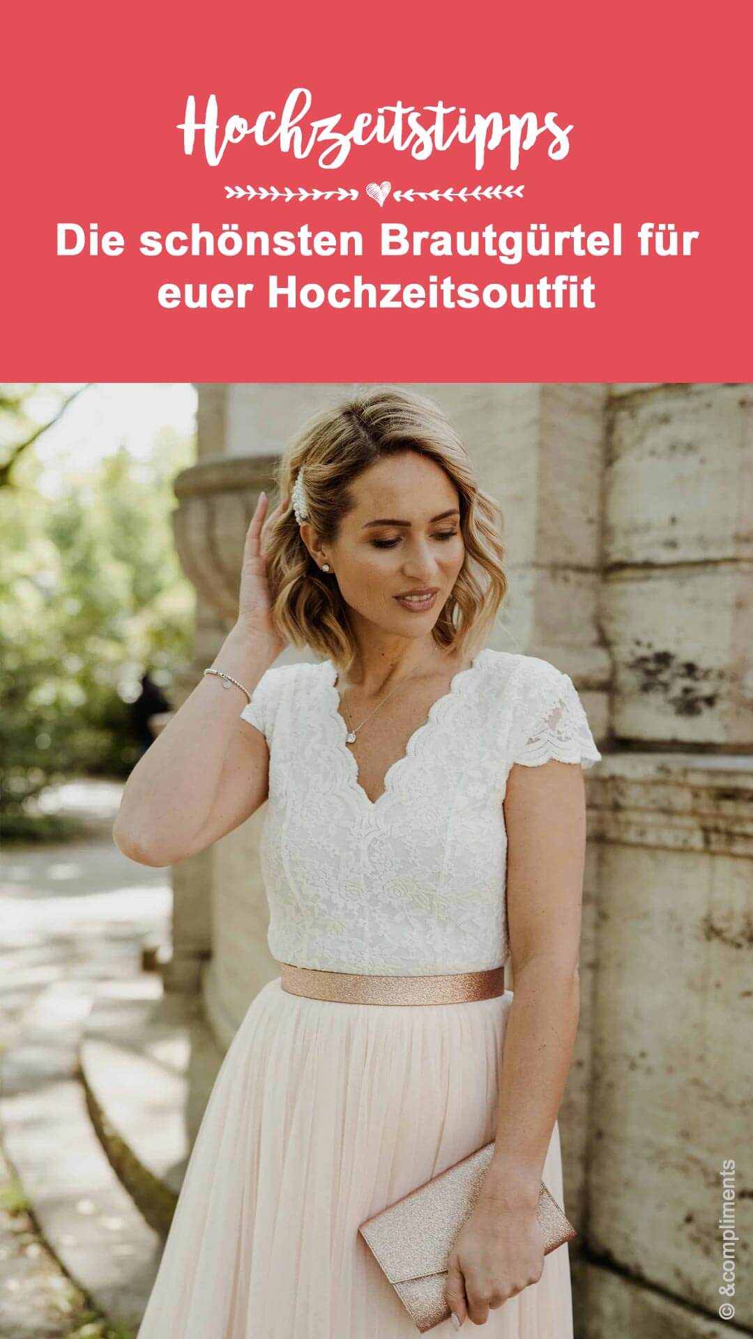 Gürtel für Hochzeitskleid