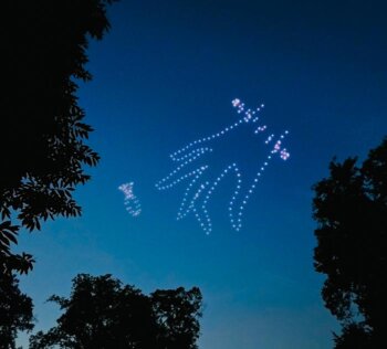 Heiratsantrag mit Drohnen