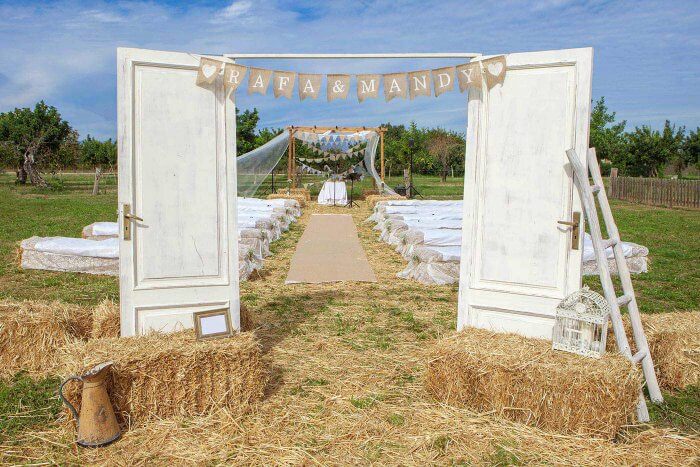 Hochzeit Bauernhof auf der Weide