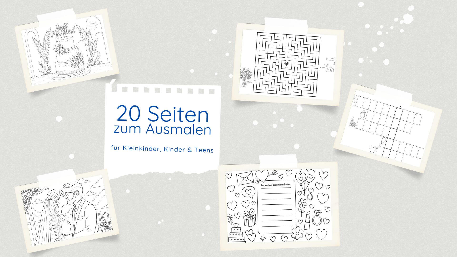 Hochzeit Malbuch