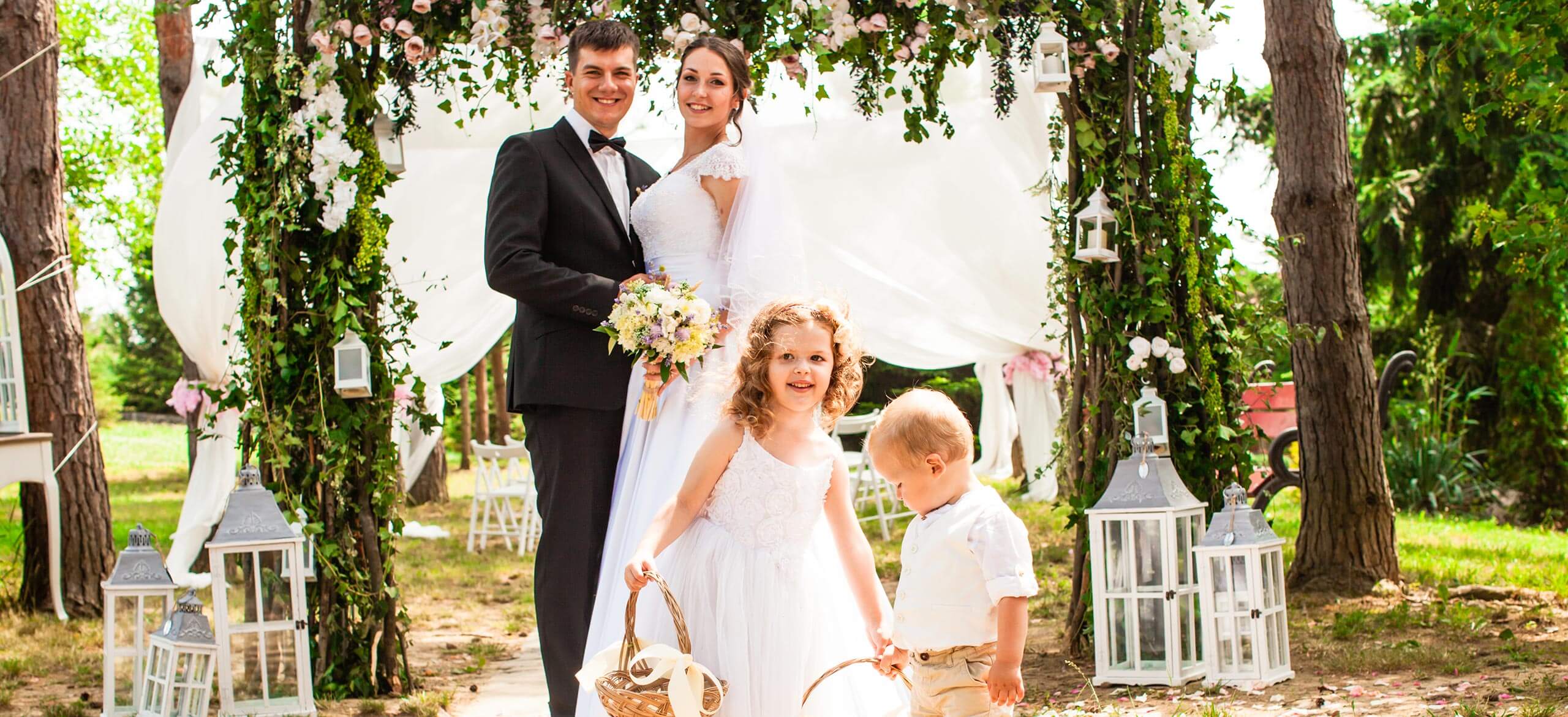 Hochzeitstag feiern mit Kindern