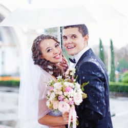 Hochzeit Regen