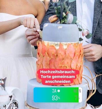 Hochzeit Torte anschneiden