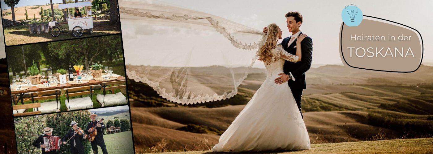 Hochzeit zu zweit Toskana