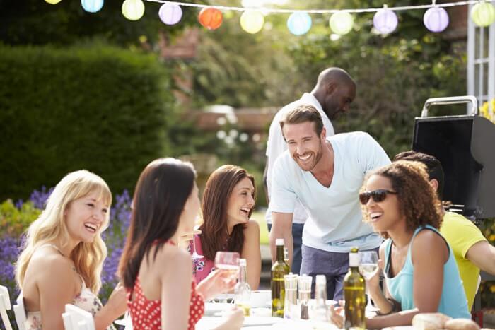 Gartenparty zur Hochzeit