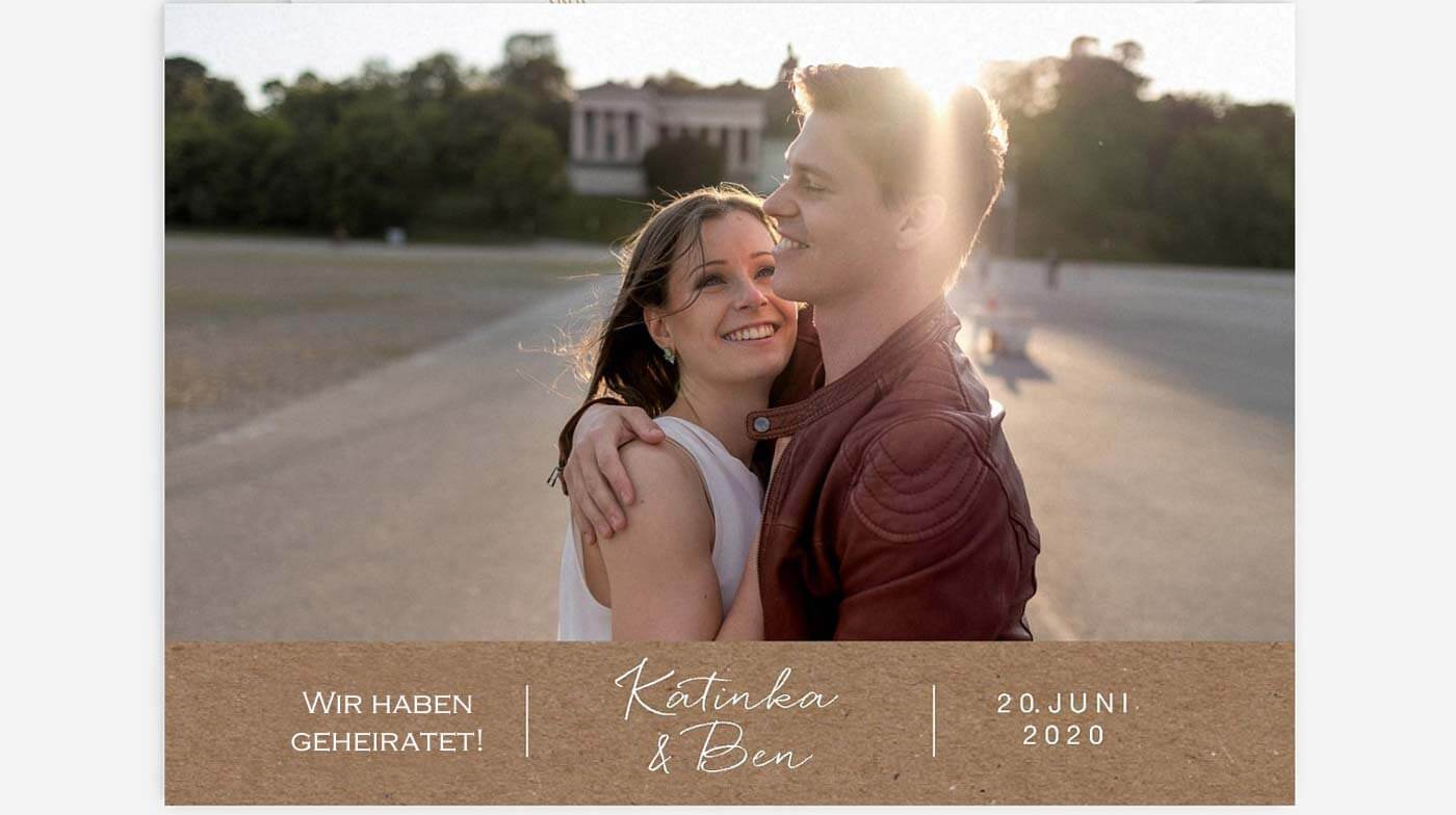 Heimlich Geheiratet Bekanntgabe Wir Haben Geheiratet Karte : Wir Haben Geheiratet Karten Online ...