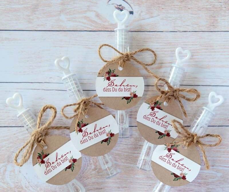 Hochzeits Seifenblasen