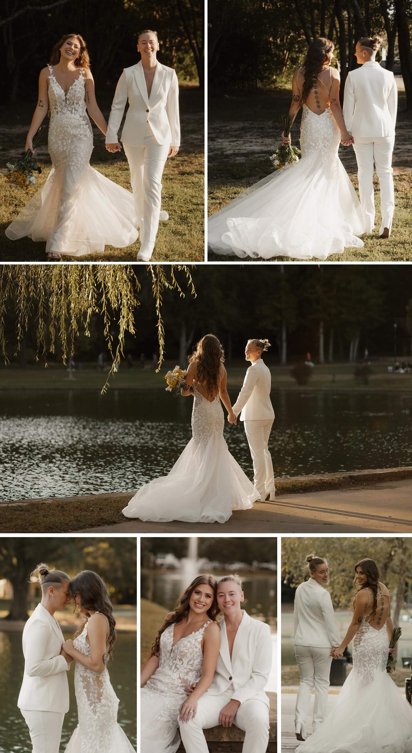 Hochzeitsanzug Braut Zweiteiler