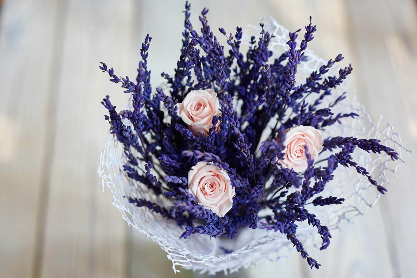 Tischdeko Hochzeit Lavendel