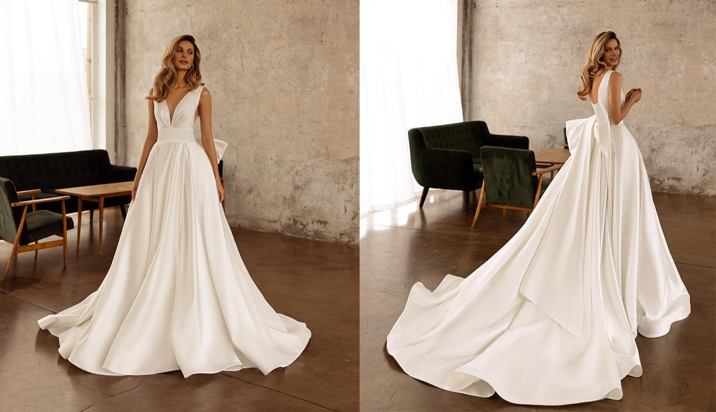 Hochzeitskleid minimalistisch