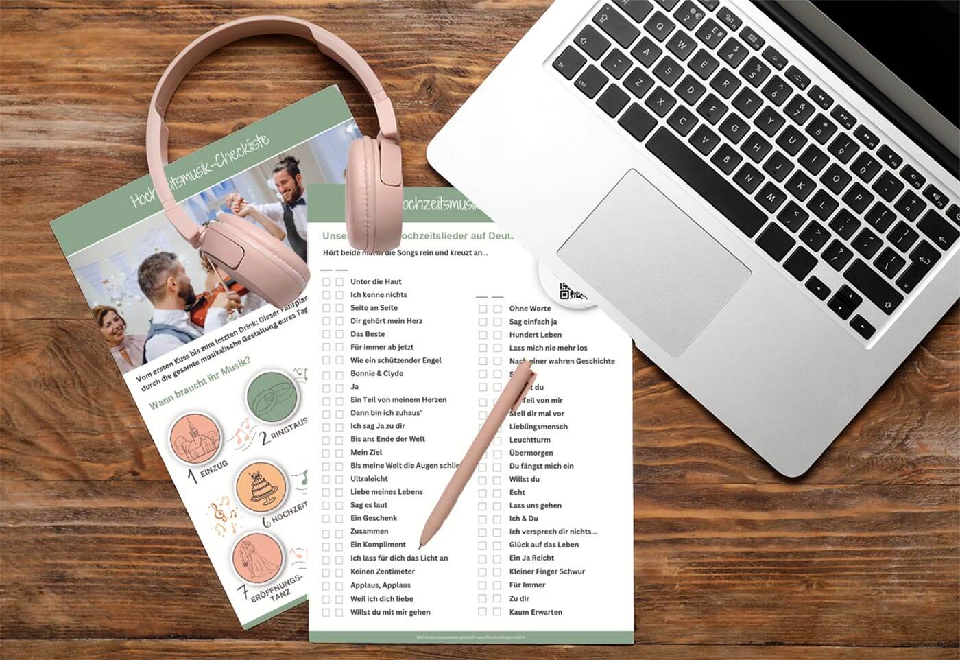 Hochzeitslieder Checkliste