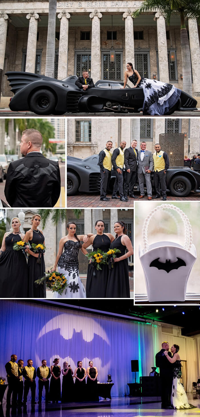 Batman und Catwoman Hochzeit