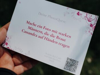 Hochzeitsprogramm Fotospiel
