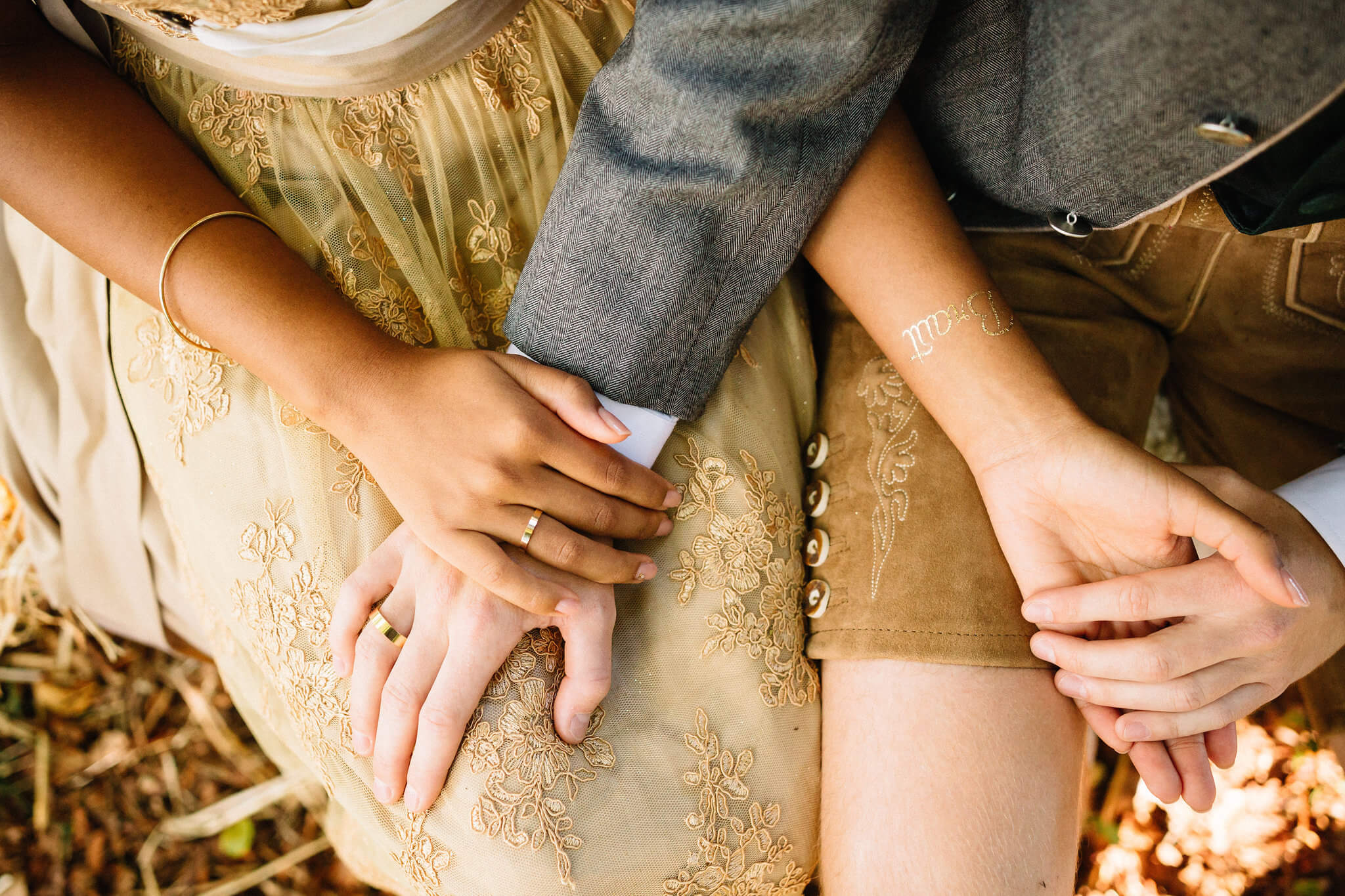 Klebetattoos Hochzeit