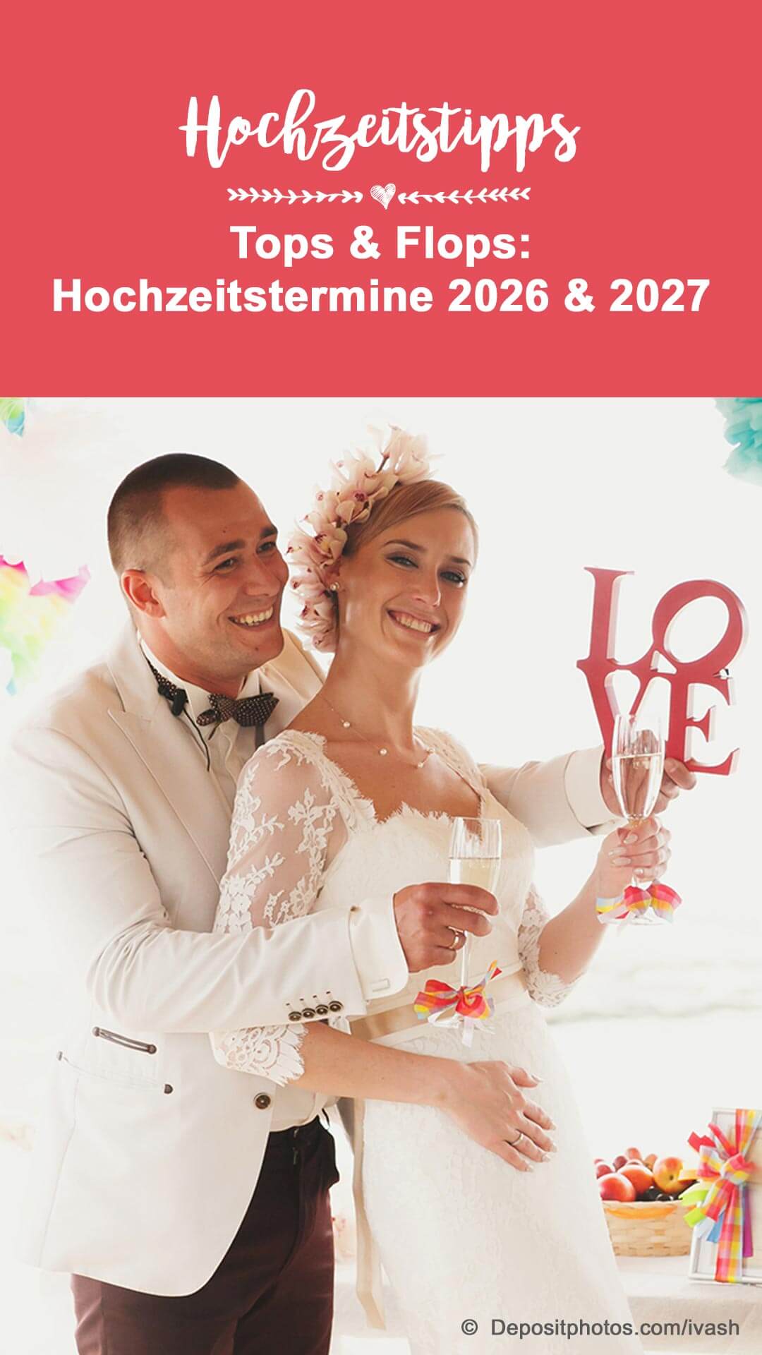 Hochzeitstermine 2026 und Hochzeitstermine 2027
