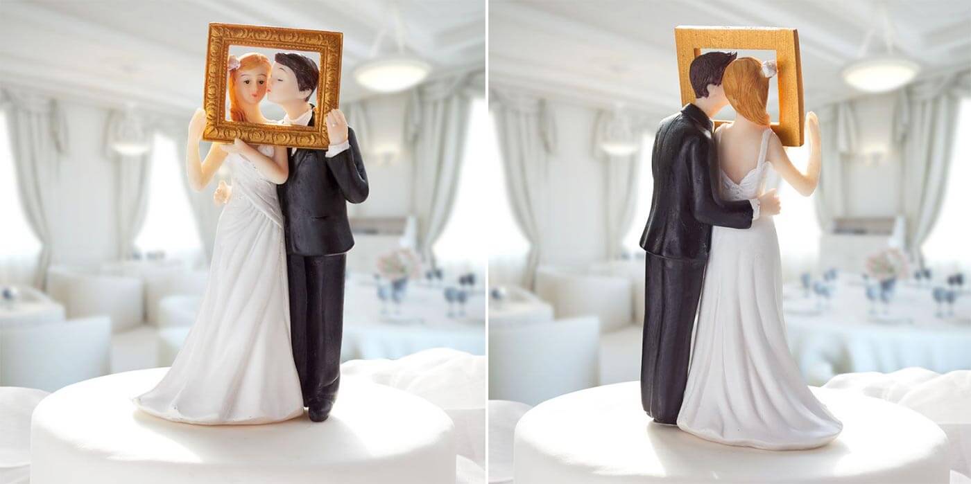 Hochzeitstorten Deko Figuren