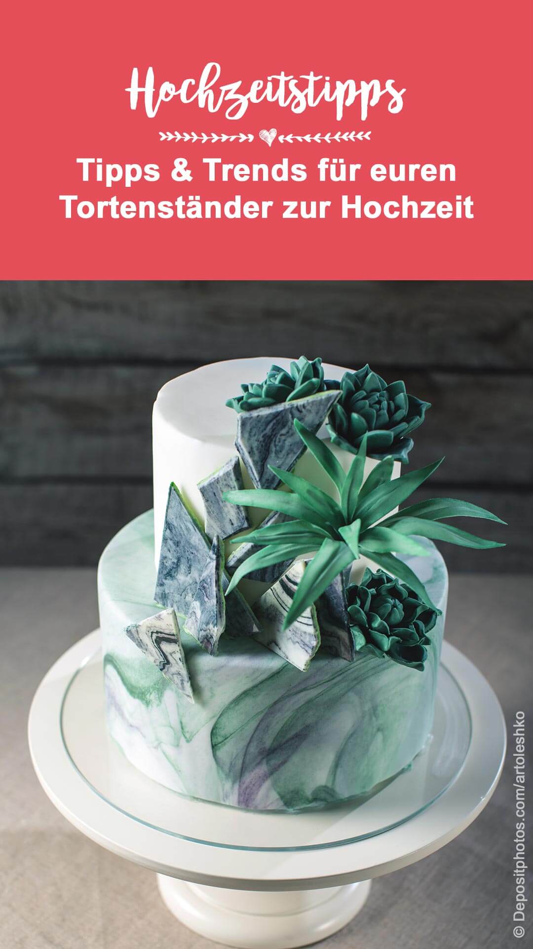 Tortenständer Hochzeitstorte