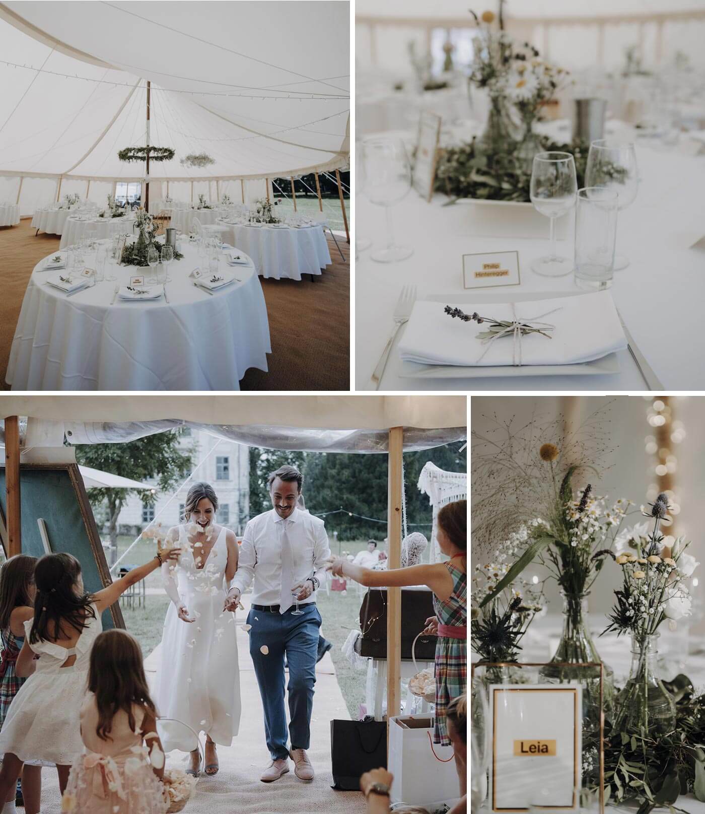 Hochzeit Zelt boho