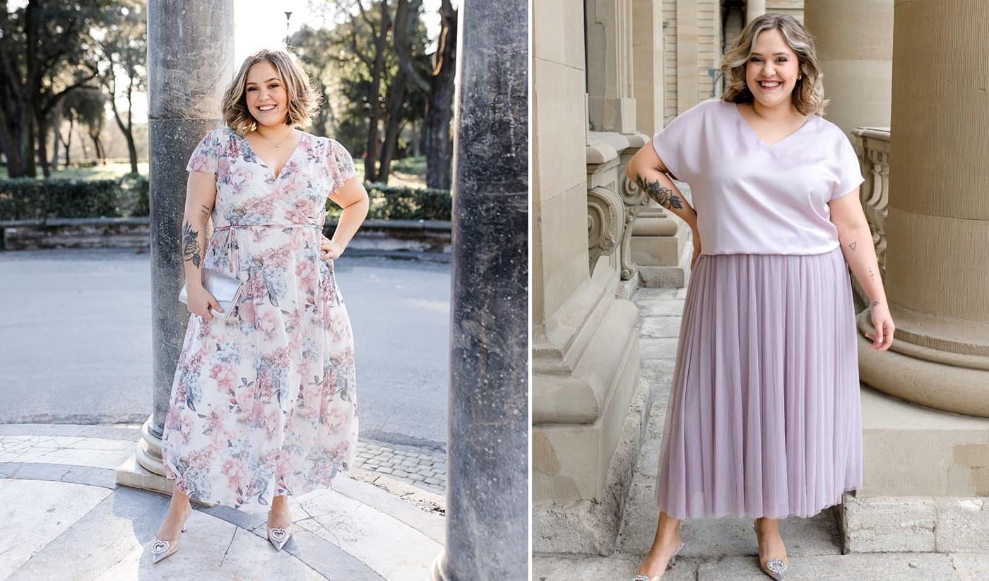 Kleid Pastellfarben Hochzeit