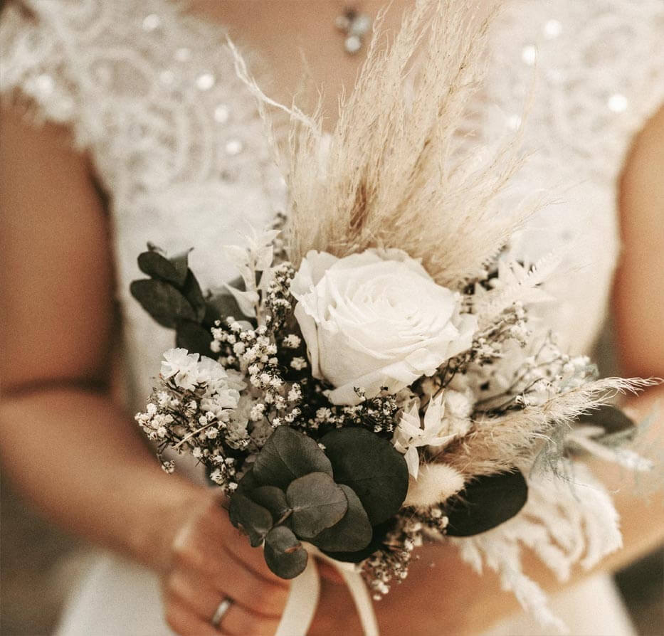 Trockenblumen Brautstrauß online bestellen Top 15 Exemplare