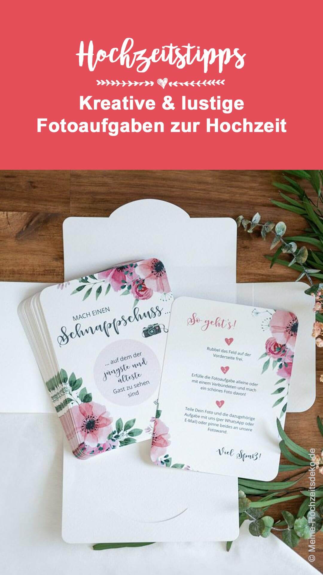 Kreative Fotoaufgaben Hochzeit