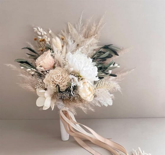Trockenblumen Brautstrauß online bestellen Top 15 Exemplare