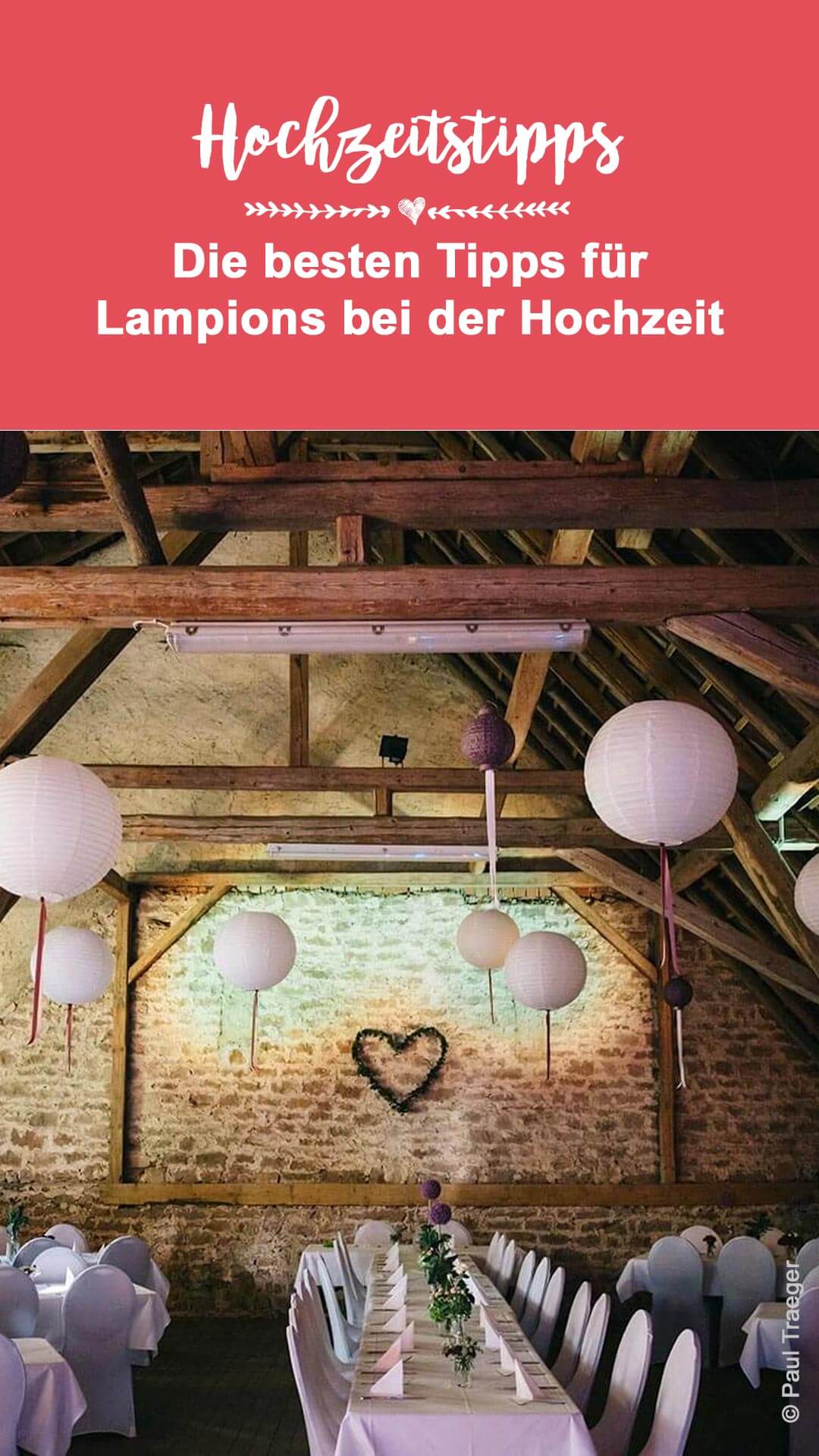 Lampions für Hochzeit