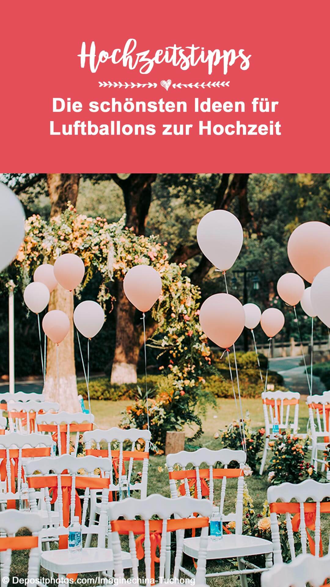 Ballons zur Hochzeit