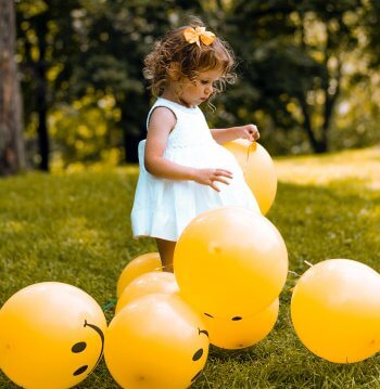 Luftballons für Hochzeit