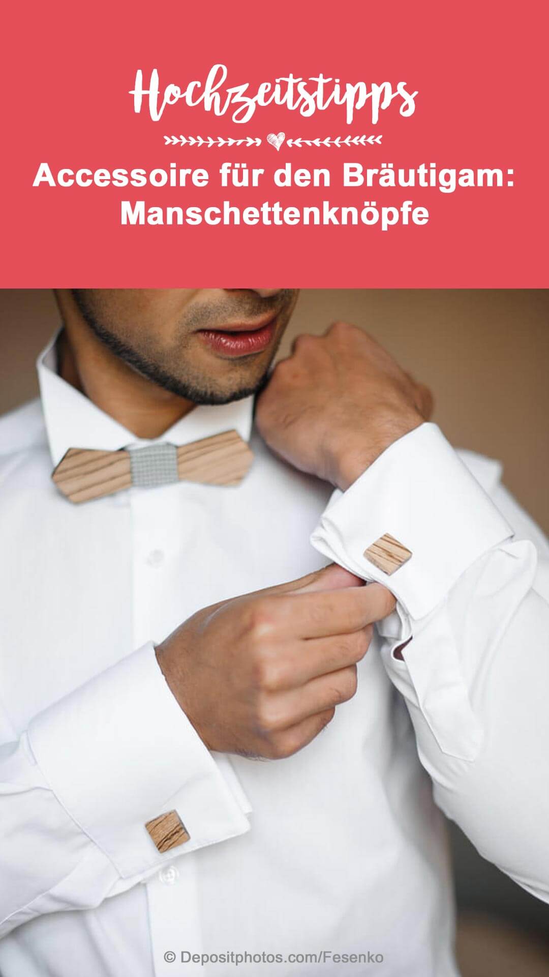 Manschettenknöpfe Hochzeit personalisiert