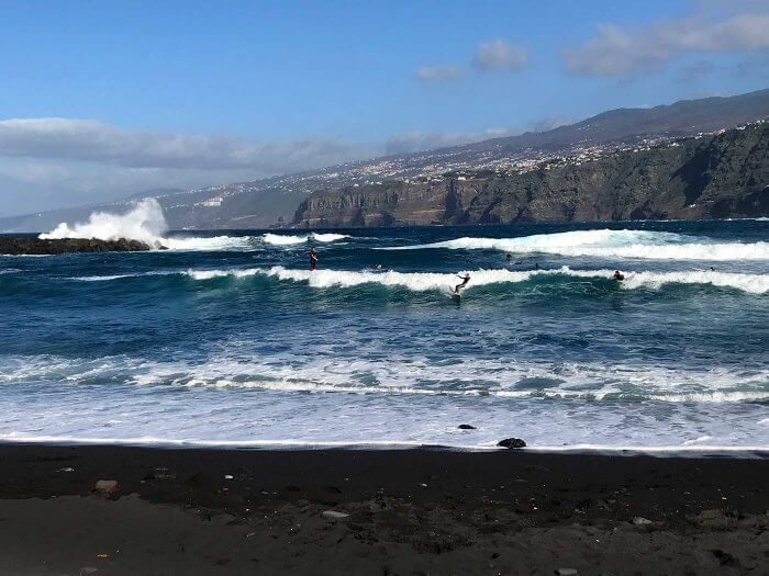 Teneriffa schwarzer Strand