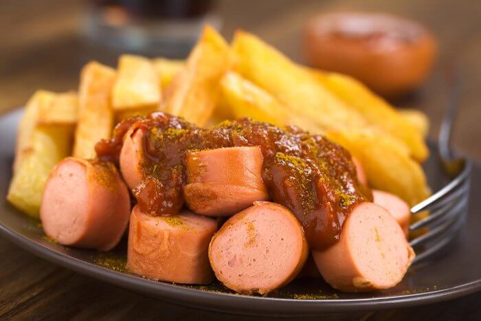 Mitternachtssnack Currywurst