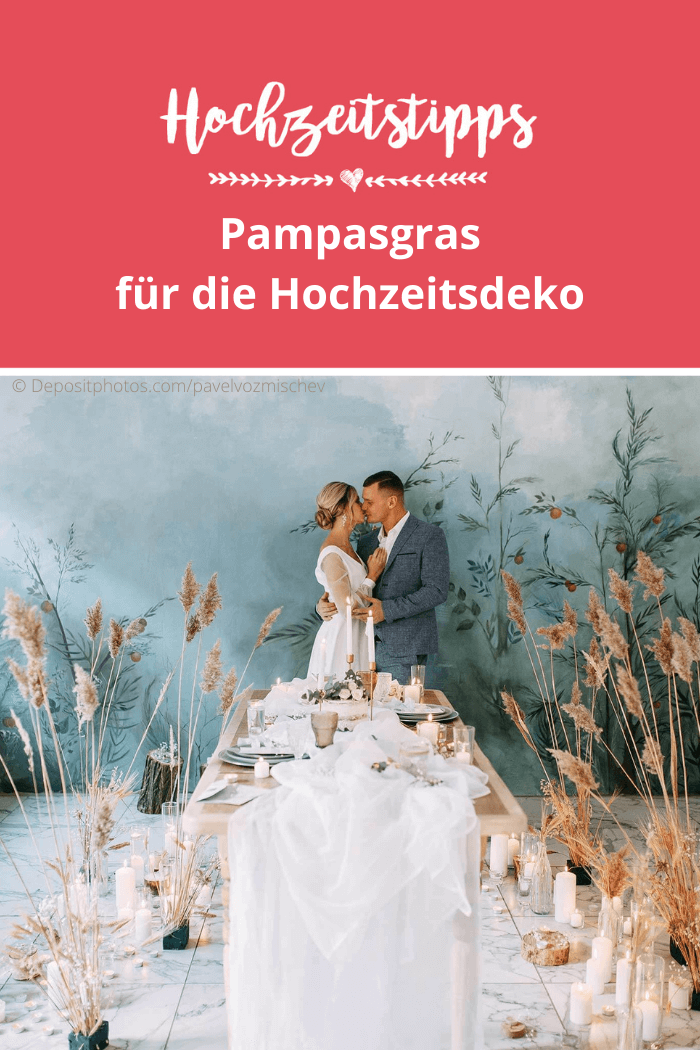 Pampasgras zur Hochzeit