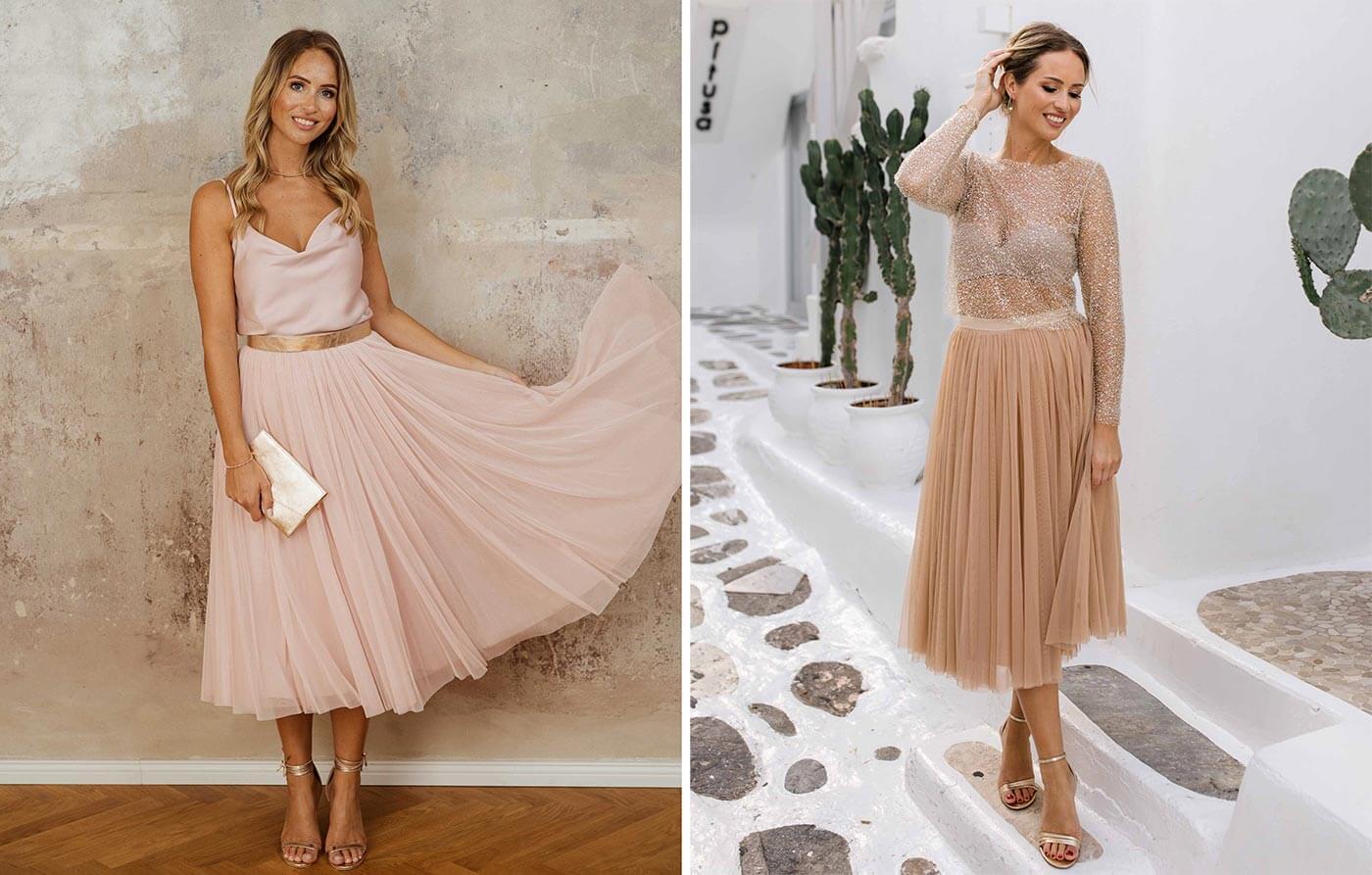 Pastellfarbene Kleider