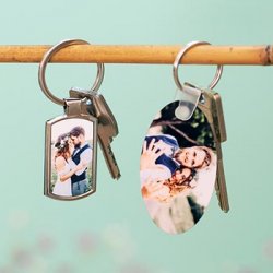Personalisierte Schlüsselanhänger für Paare
