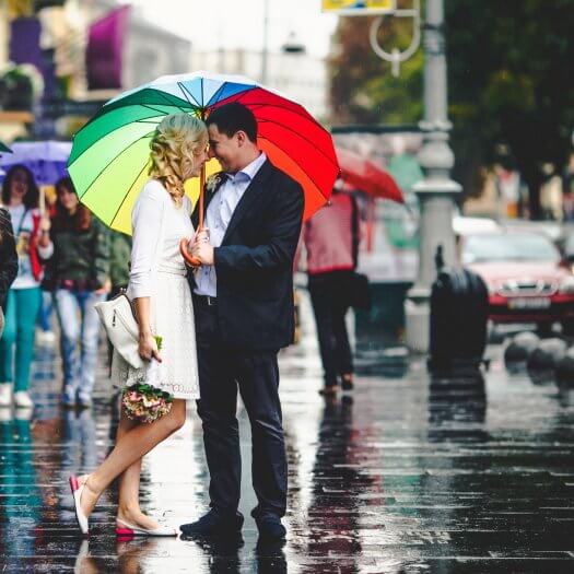 Regenschirm für die Hochzeit Die besten Tipps & Hochzeitsschirme