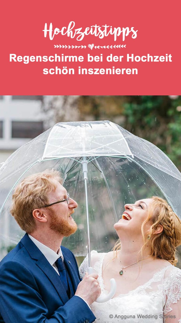 Regenschirm für die Hochzeit Die besten Tipps & Hochzeitsschirme
