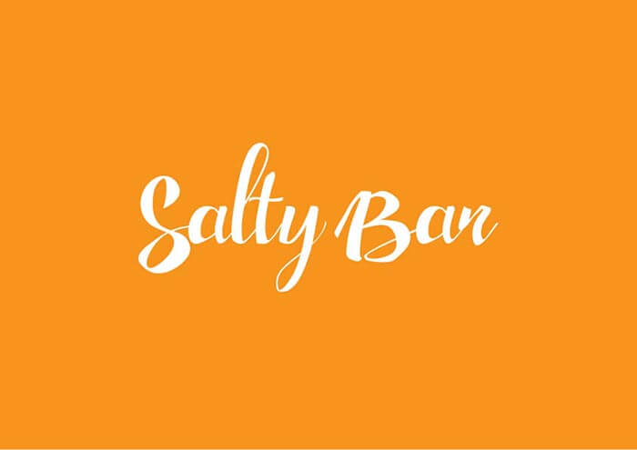 Salty Bar Schild