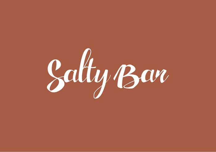 Saltybar Schild