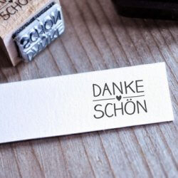 Stempel Danke