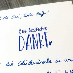 Stempel Danke Hochzeit