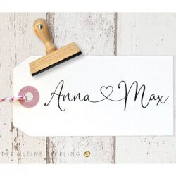 Stempel personalisiert Hochzeit