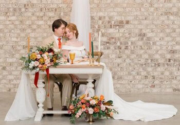 Tisch Brautpaar