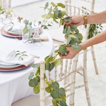 Tischdeko Hochzeit Greenery