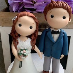 Hochzeit Figuren personalisiert als Wackelkopf - Hochzeitsgeschenk