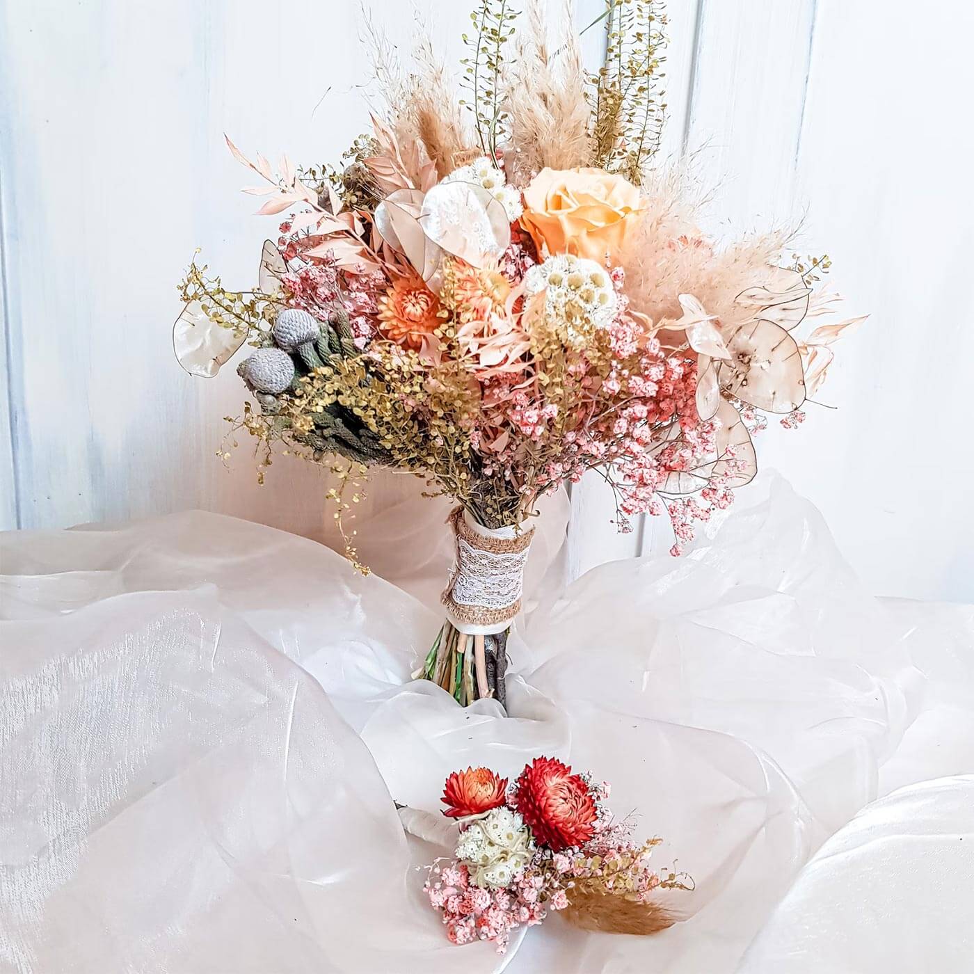 Trockenblumen Brautstrauß online bestellen Top 15 Exemplare