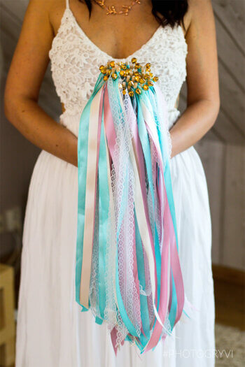 Wedding Wands in bunt