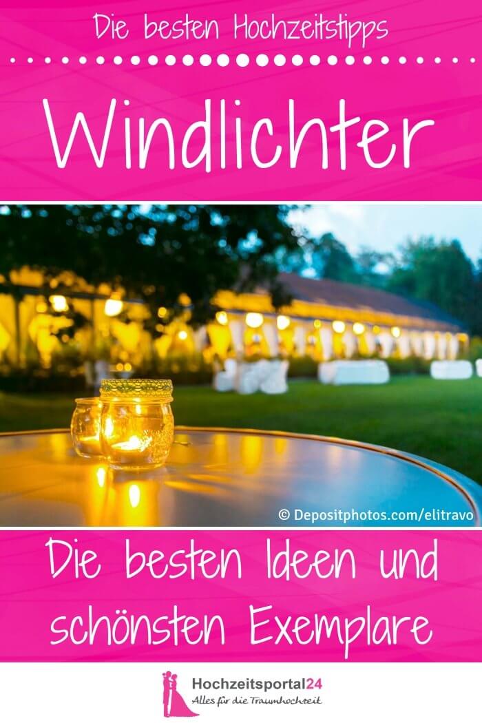 Windlichter Kerzen Hochzeit Deko